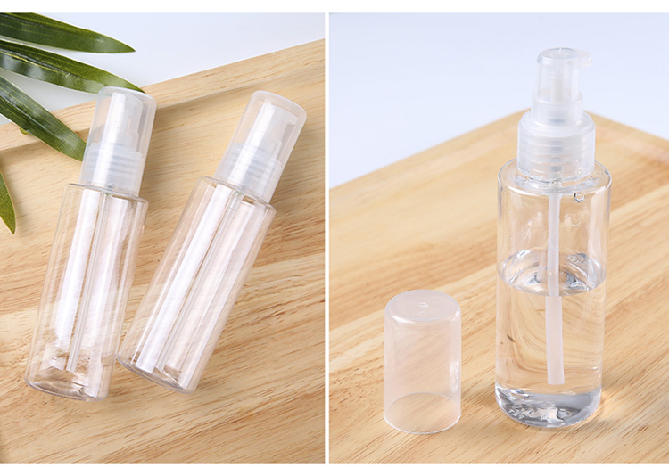 Lameila 100ml PET Lotion Pump Bottle Makeup Cosmetic Capacity Bottles Eco Friendly Airless Cream Press Travel Bottles LM718