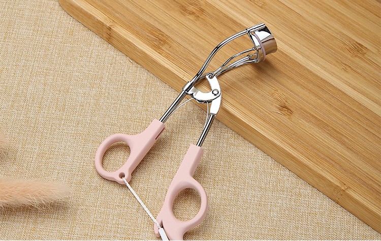 Lameila Fasle Lash Curling Magic Stainless Steel Custom Logo Beauty Tool Printed Pattern Mini Cosmetic Eyelash Curler A0380