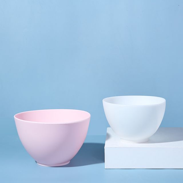 Stylish Reusable Three Sizes Cosmetic Bowls Flexible Silicone Facial Face Mask Mixing Bowl Set Homemade Makeup Beauty Tools
