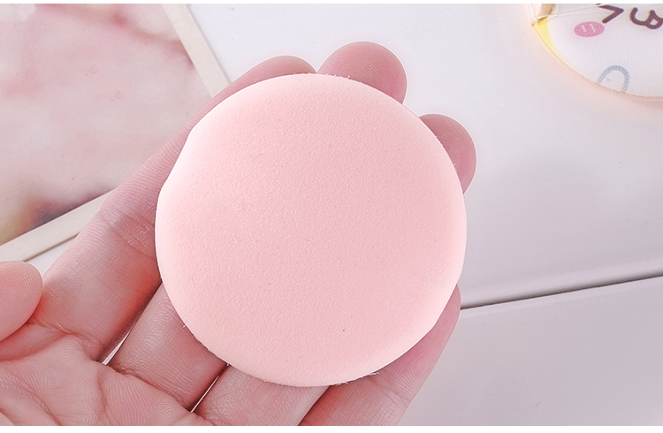 Yousha cosmetic powder puff dry foundation makeup custom cartoon pictures cute beauty BB round air cusion powder puff YF126