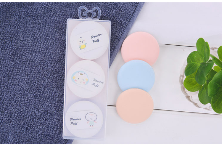 Yousha cosmetic blender puff best makeup distributors 3pcs soft foundation makeup sponge puff with handle YF142