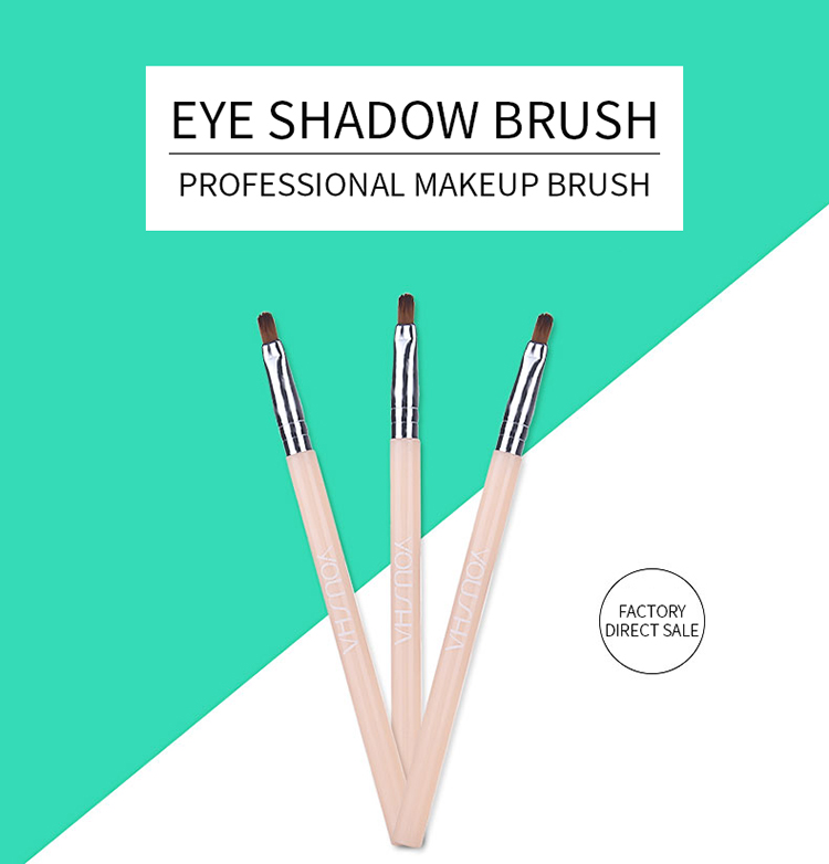 Yousha Multifunctional Cosmetic Brush Eye Shadow Vendor Custom Logo Single Makeup Brush With Packaging Bag YC009