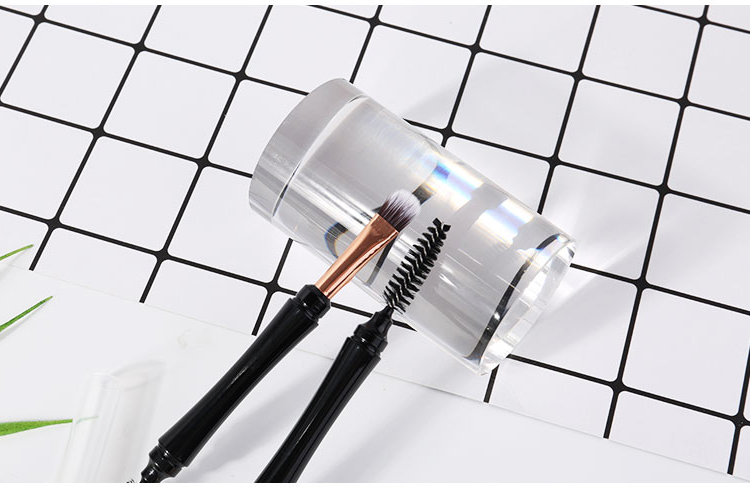 Yousha 2 In 1 New Design Double-ended Makeup Tools Lip And Eyelash Brushes Combination Cosmetic Brush Yc051