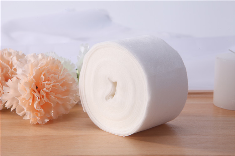 Yousha OEM Make Up Cotton Pads Roll Disposable Facial discharge Cosmetic Cotton YV011