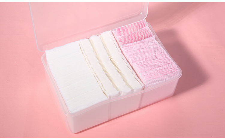 Yousha OEM beauty toos facial makeup remover cotton pads square organic cosmetic cotton pads YV014