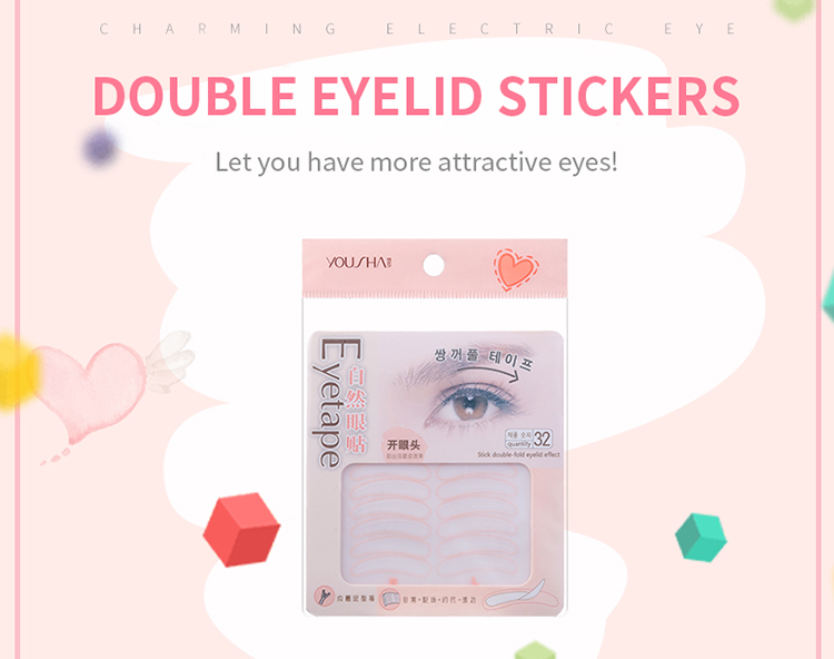 Lameila beauty tools eyelid contour eye tape 80pairs fashion girls natural double eyelid tape YS014