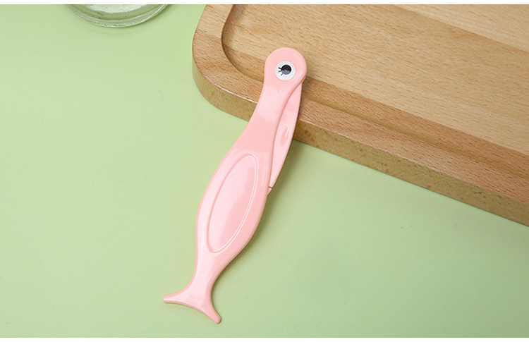 Yousha Cute Cartoon Woodpecker Design Pink And White Color Stainless Steel Eyebrow Razor For Brow Trimmer Yx123