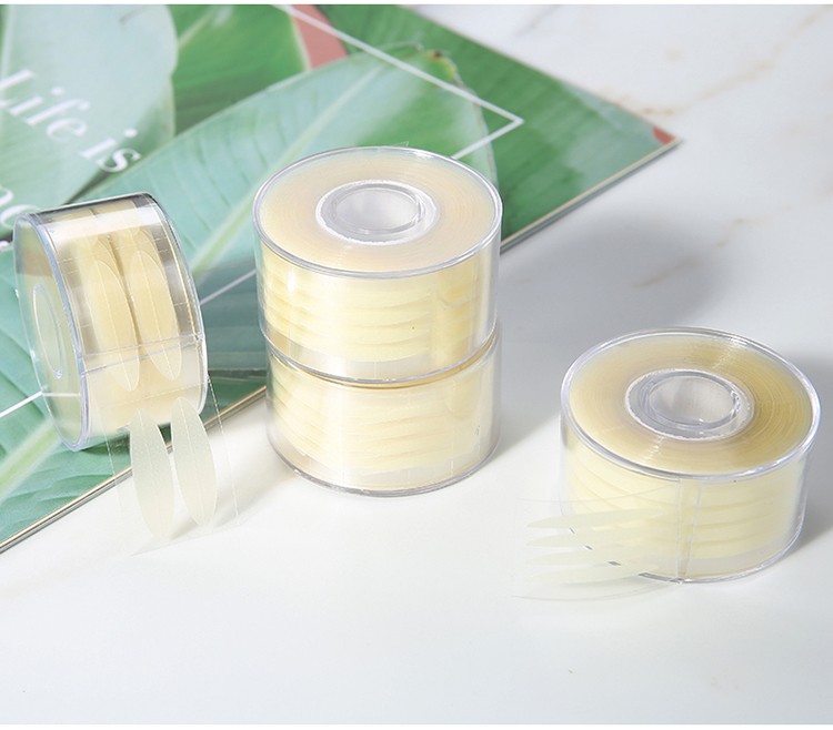 Lameila Single-sided Olive Partial PE 150/300pcs Roll Natural Invisible Waterproof Self Adhesive Double Eyelid Tape  A1035/A1036/A1037/A1038/A1039