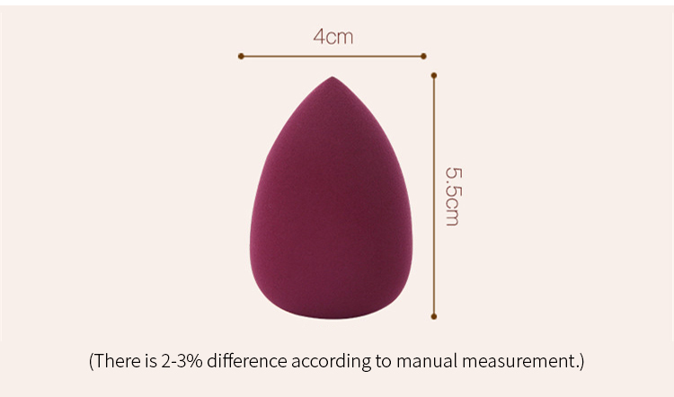 Custom Logo Makeup Latex Free Sponge Blender Cosmetic Foundation Puff Soft Beauty Cosmetic Makeup Sponge Egg MDL051