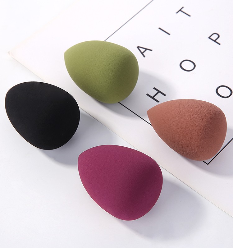 Custom Logo Makeup Latex Free Sponge Blender Cosmetic Foundation Puff Soft Beauty Cosmetic Makeup Sponge Egg MDL051