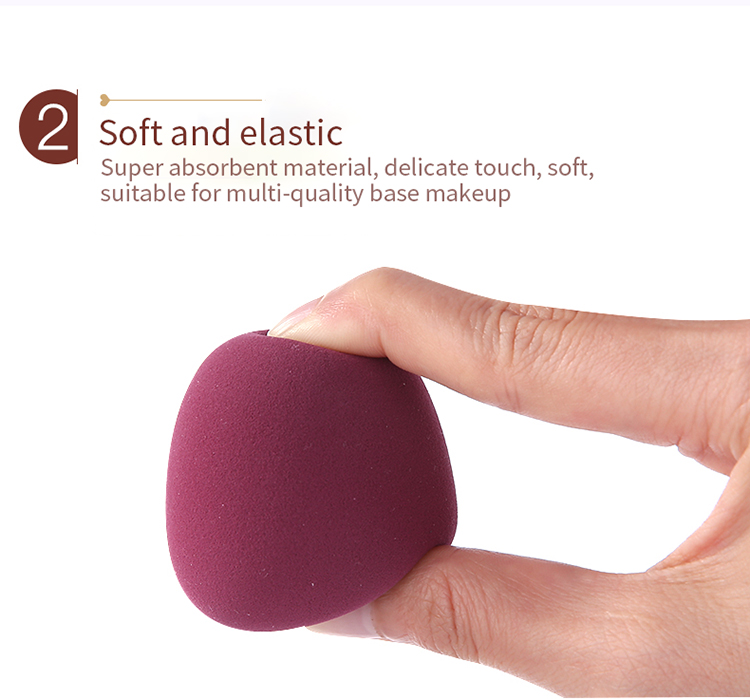 Custom Logo Makeup Latex Free Sponge Blender Cosmetic Foundation Puff Soft Beauty Cosmetic Makeup Sponge Egg MDL051