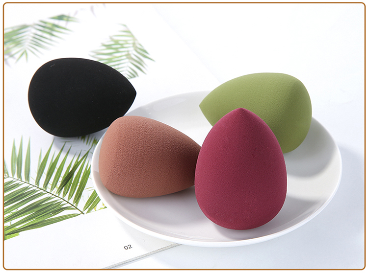 Custom Logo Makeup Latex Free Sponge Blender Cosmetic Foundation Puff Soft Beauty Cosmetic Makeup Sponge Egg MDL051