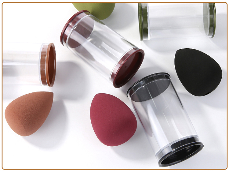 Custom Logo Makeup Latex Free Sponge Blender Cosmetic Foundation Puff Soft Beauty Cosmetic Makeup Sponge Egg MDL051