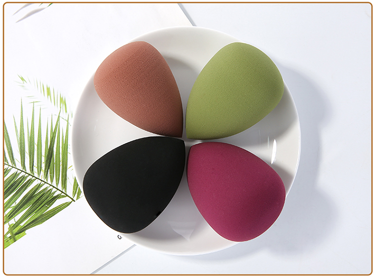 Custom Logo Makeup Latex Free Sponge Blender Cosmetic Foundation Puff Soft Beauty Cosmetic Makeup Sponge Egg MDL051