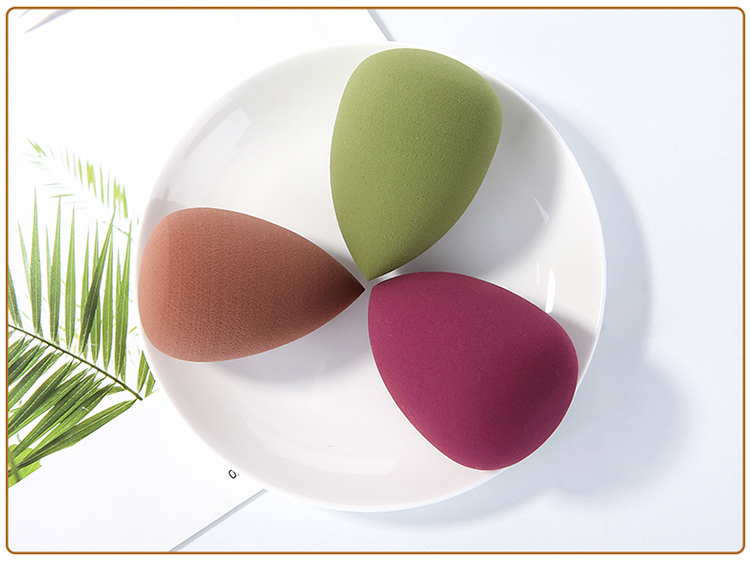 Custom Logo Makeup Latex Free Sponge Blender Cosmetic Foundation Puff Soft Beauty Cosmetic Makeup Sponge Egg MDL051