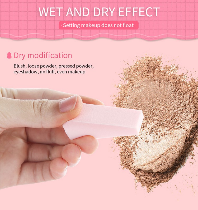 Sponge Makeup Power Puff Blender Wholesale Wet And Dry Makeup Blending Sponge Packaging