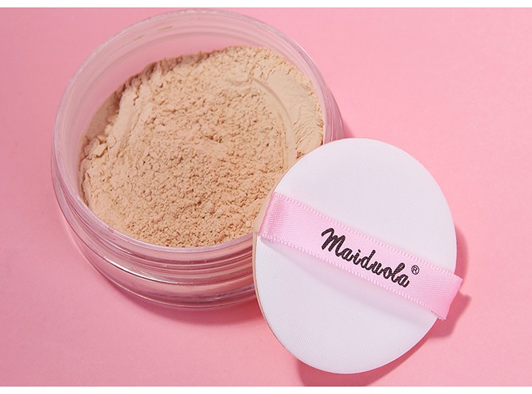 Maiduola round pointed cosmetic puff 2pcs factory custom logo OEM mini finger soft face powder puff small air makeup puff MDL056