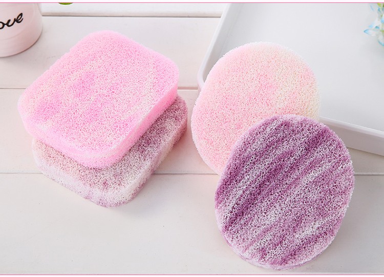 Maiduola New Style Marble Texture 2pcs/set 20T Face Clean Sponges Makeup Remover Facial Cleansing Sponge MDL100