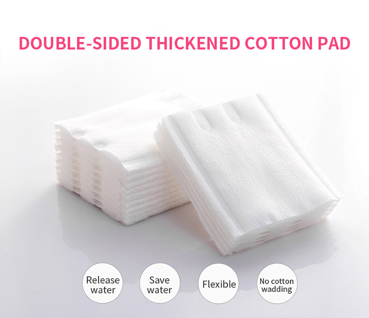 100% Organic Cottons Disposable Facial Makeup Remover Cotton Pads Face Cleansing Cotton for Women