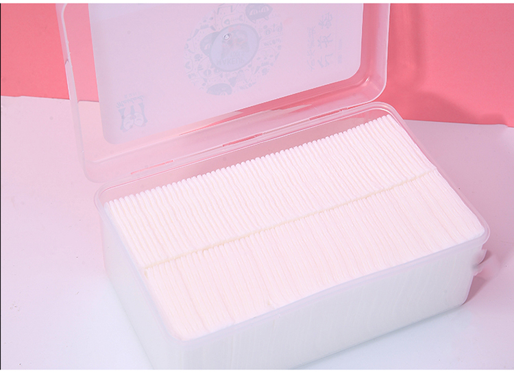Maiduola 1000pcs facial makeup removal cotton pad cosmetic disposable sandwich cotton pads MDl256