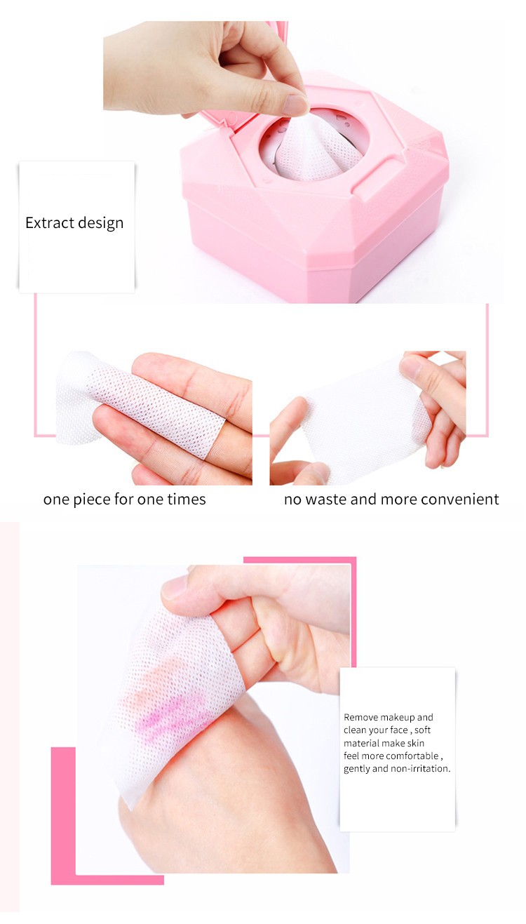 face wipes makeup remover  best private label oil free facial makeup remover wipes : MDL301