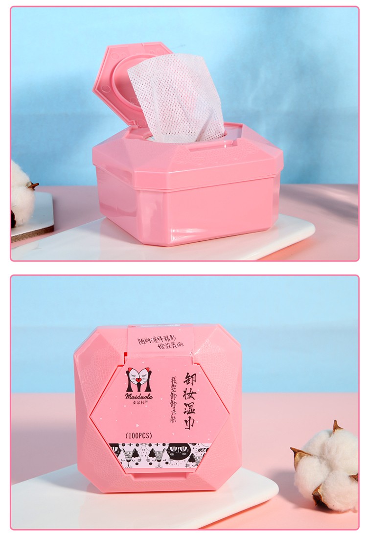 face wipes makeup remover  best private label oil free facial makeup remover wipes : MDL301