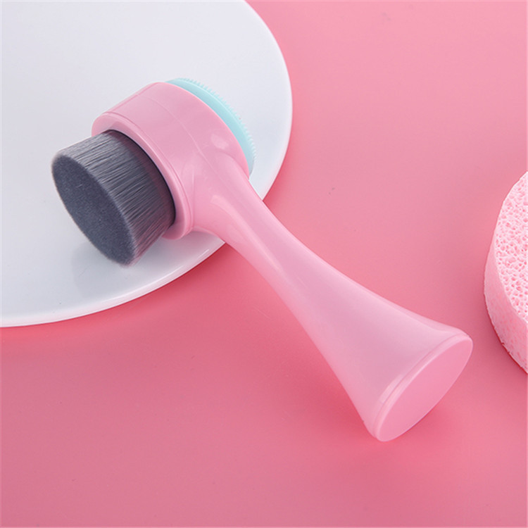 Double Sides facial cleansing Brush face cleansing brush Massage Tool MDL350