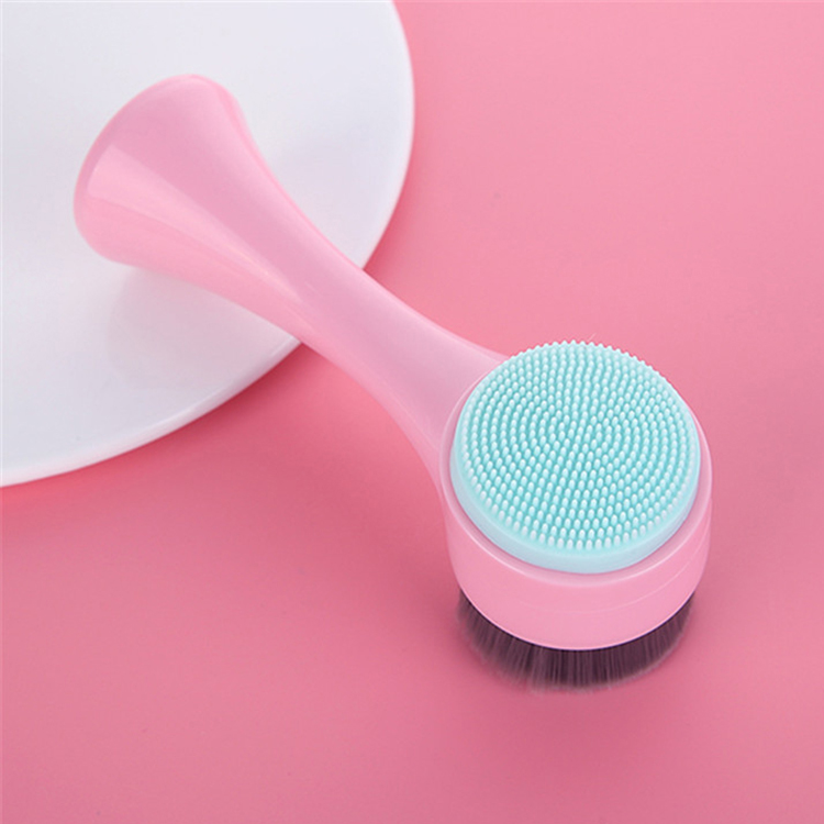 Double Sides facial cleansing Brush face cleansing brush Massage Tool MDL350