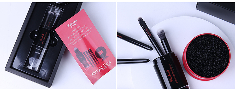 5 piece cosmetic makeup brush set  professional custom private label makeup brushes wholesale cosmetic tools