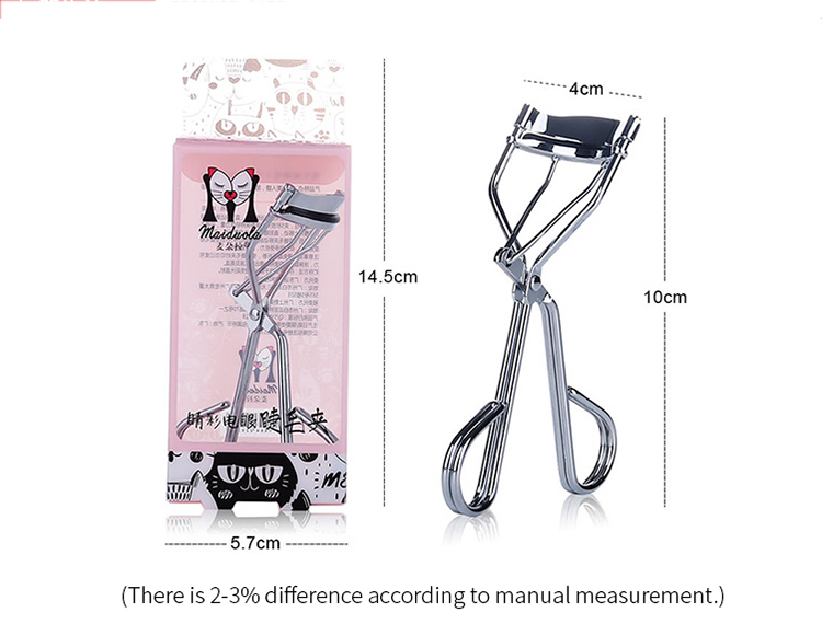 wholesale new mini eyelash curler private label custom logo makeup tool eye lash curler MDL450