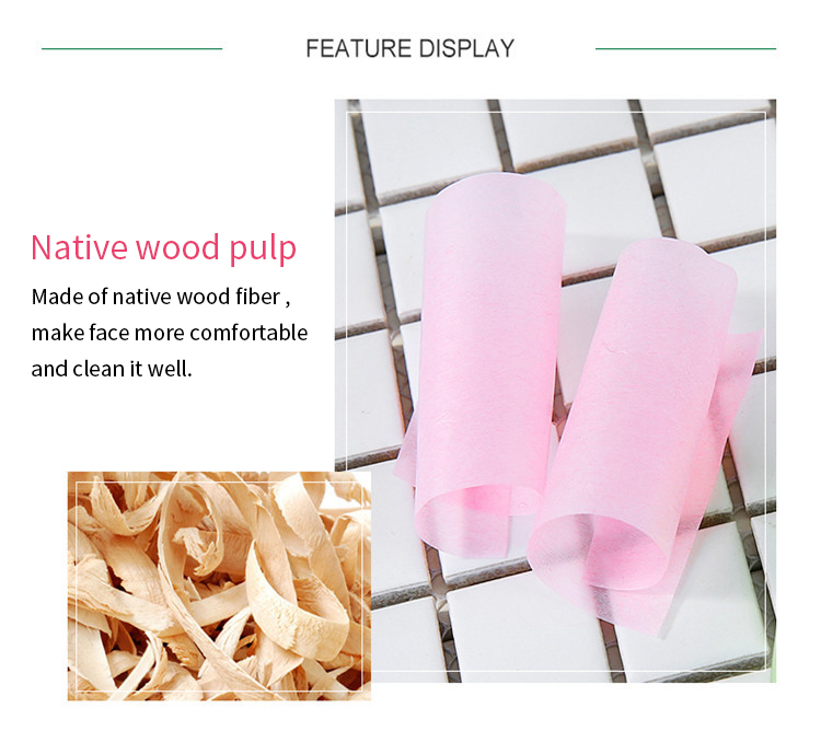 Private label natural Facial Oil Blotting Paper Personal oil blotting paper tissue MDL650