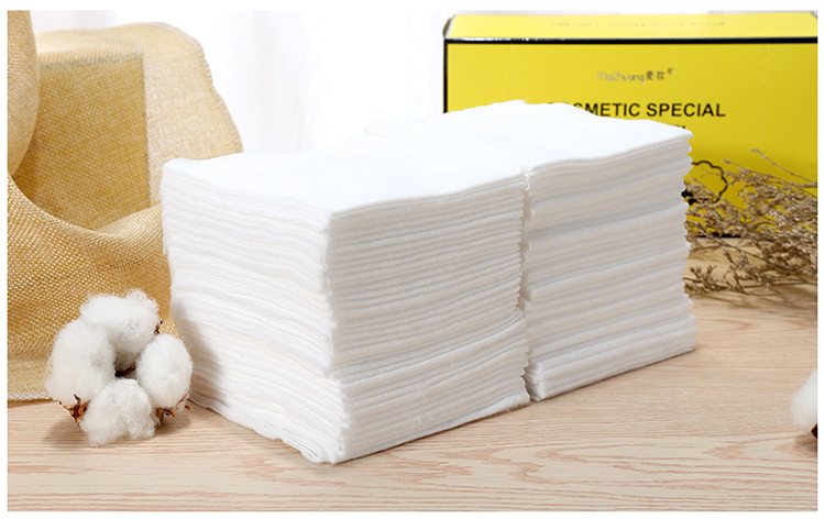 100% Face Cotton Pad Make Up Disposable Square Organic Makeup Remover Cotton Pads Z056