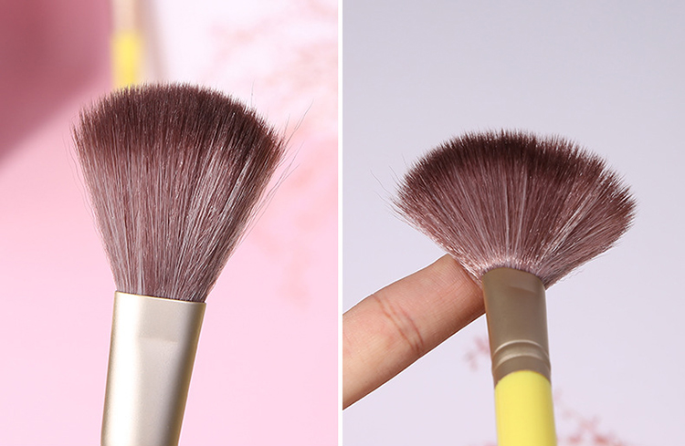 Maizhuang Wholesale Beautiful Yellow Soft Blush Makeup Brushes Single Big Head Concealer Brush Cosmetic Tool Z351