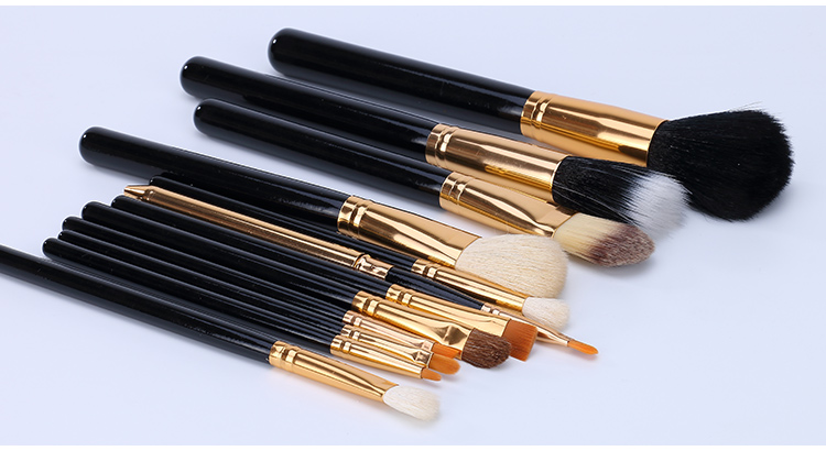 Maizhuang Travel Buy 13pcs Professional Makeup Brush Kit Custom Private Label Soft Nylon Makeup Brushes Set Factory Z354