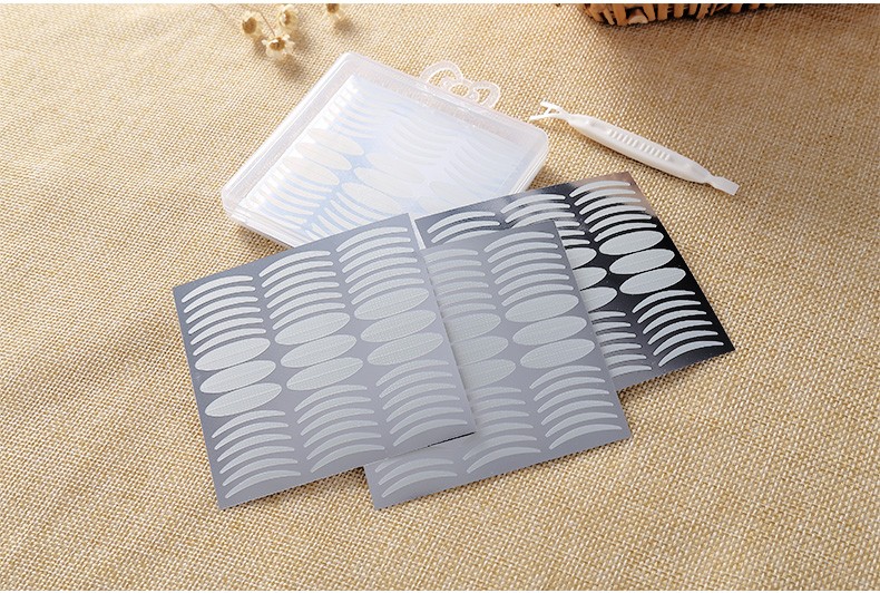 Hot factory fast shipping stock waterproof sweatproof Eyelid Stickers Invicible Fiber Double Eyelid Tape Sticker Strip Z551