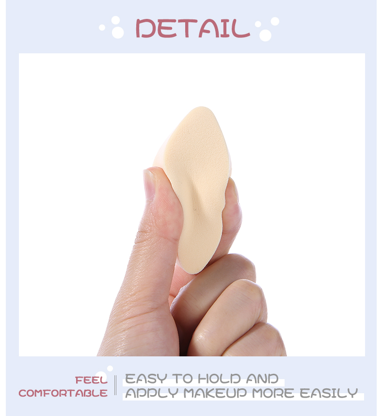 Wholesale 5pcs Wedge Sponge Puff Latex Free Foundation Hydrophilic Wet And Dry Use Makeup Sponge Puff Cosmetic Powder Puff M904