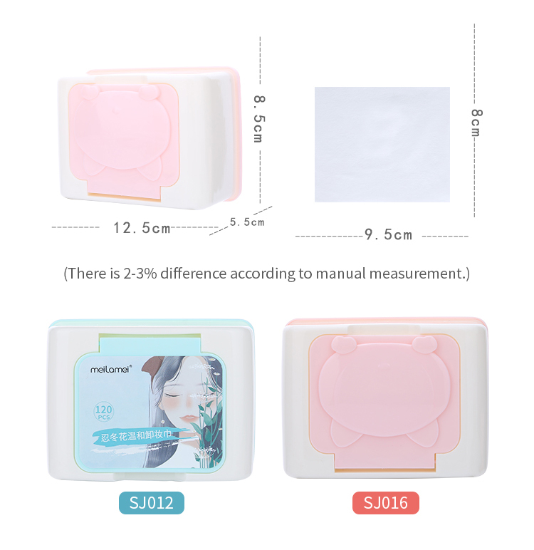 Lameila best selling  120pcs facial wipes face wet wipes makeup remover pad wet tissue cotton padsLameila best selling  120pcs facial wipes face wet wipes makeup remover pad wet tissue cotton pads SJ012/SJ026
