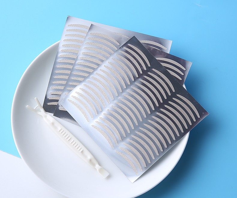 Meilamei Lace Mesh Widen Double Eyelid Sticker Tape With Fork 72 Pairs In Pack Eye Beauty Tools Eyelid Stickers M201
