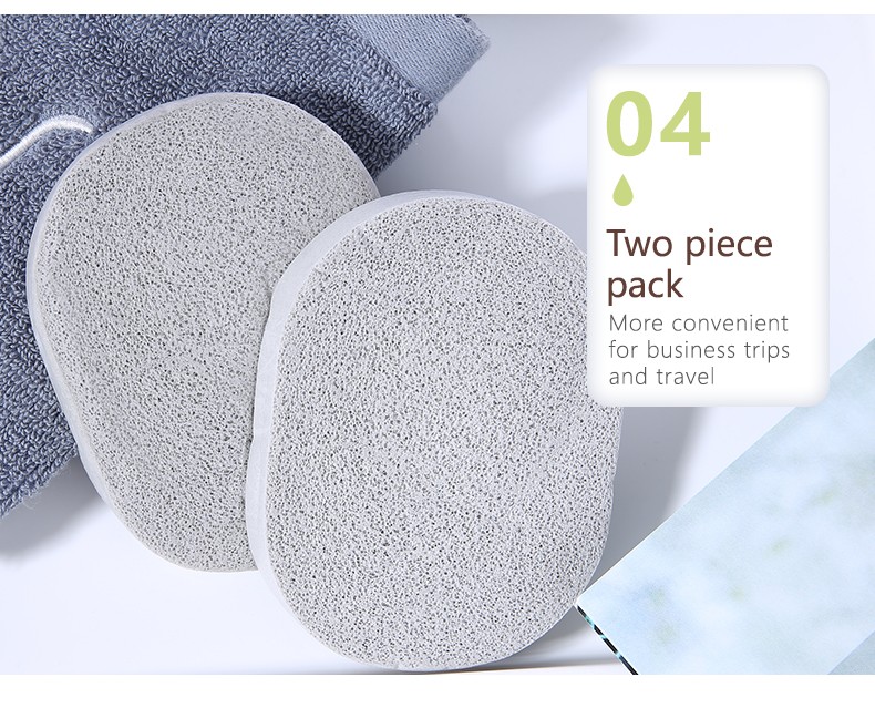 Meilamei Deeply 2pcs Facial Cleansing Washing Sponge Soft Skin Care Natural Organic Wash Face-Bashing Puff Makeup Tools