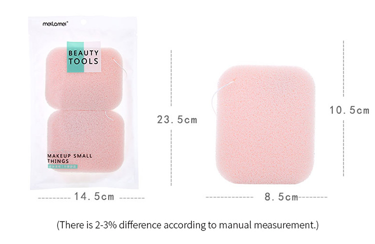 Beauty Clean Face Sponge Makeup Remover Microfiber Facial Cleansing Sponge MLM-B501