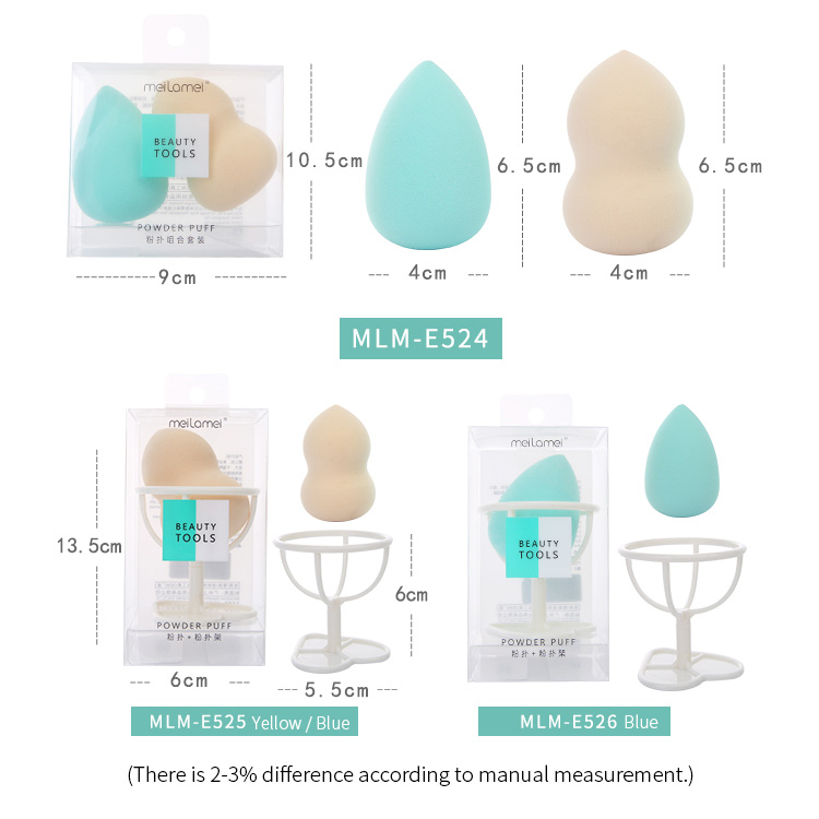 Lady Soft Makeup Sponge Big Gourd Drop Type Packaging Makeup Sponge E524