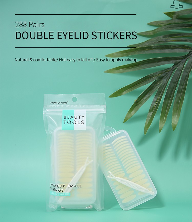 Fashion 288pairs Natural Invincible Invisible Double Eyelid Tape Sticker MLM-J501