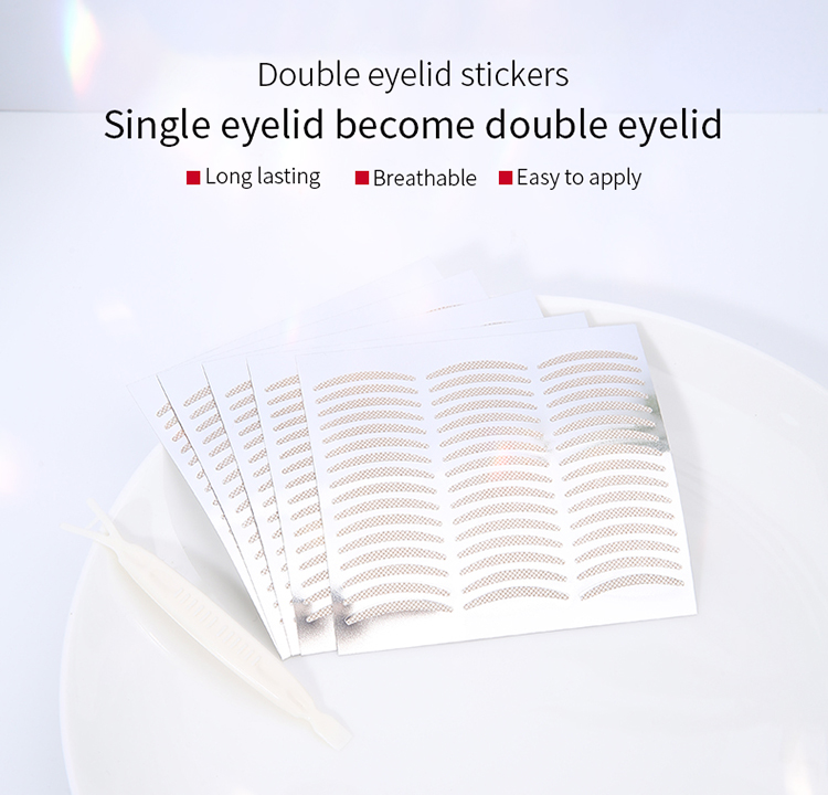 Meilamei Good Quality Professional Nature 120pair Double Eye Lid Stickers Waterproof Double Eyelid Tape Sticker Mlm-j506 511