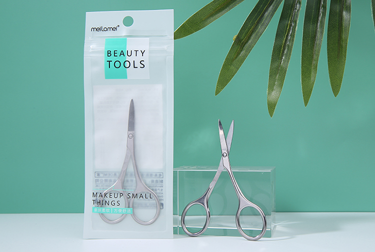 Sharp Small Eyebrow Cutting Scissors Nail Stainless Steel Beauty Scissors MLM-K007