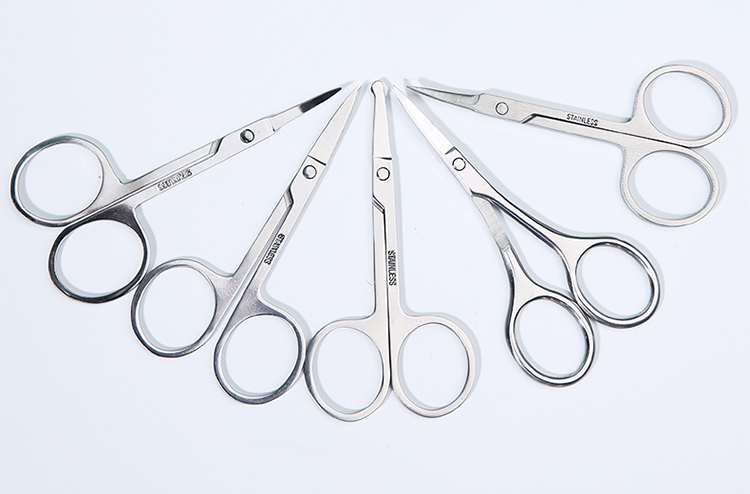 Sharp Small Eyebrow Cutting Scissors Nail Stainless Steel Beauty Scissors MLM-K007