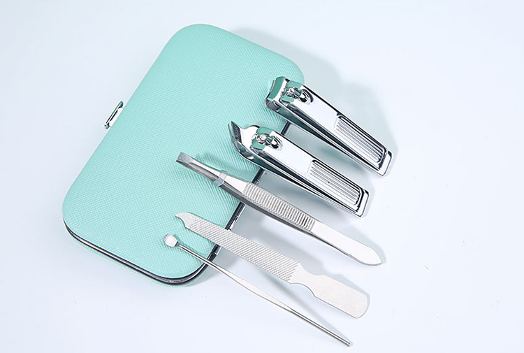 Meilamei 5 PCS Wholesale Nail Makeup Tools Professional Stainless Steel Manicure Set MLM-K506/MLM-K509