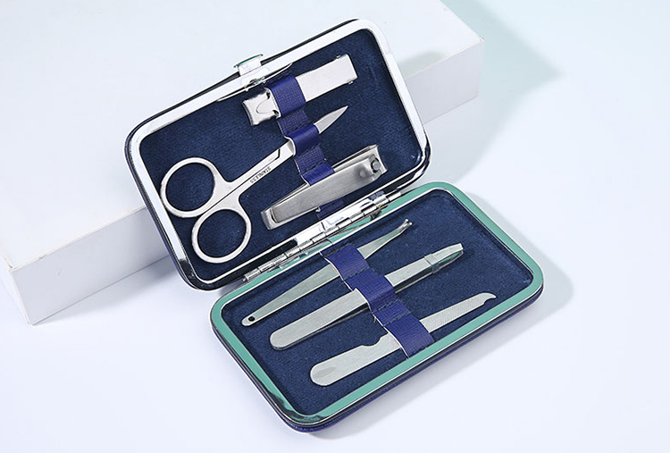 Meilamei 5 PCS Wholesale Nail Makeup Tools Professional Stainless Steel Manicure Set MLM-K506/MLM-K509