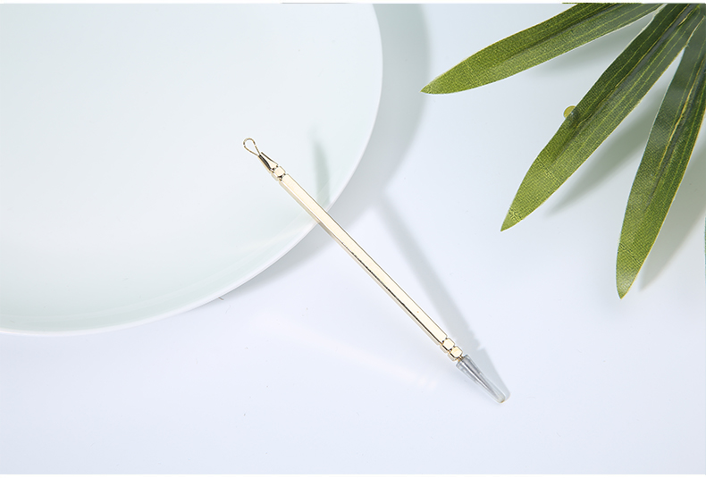 Beauty skin care acne removal tools wholesale custom OEM gold sliver blackhead remover acne needle MLM-P500