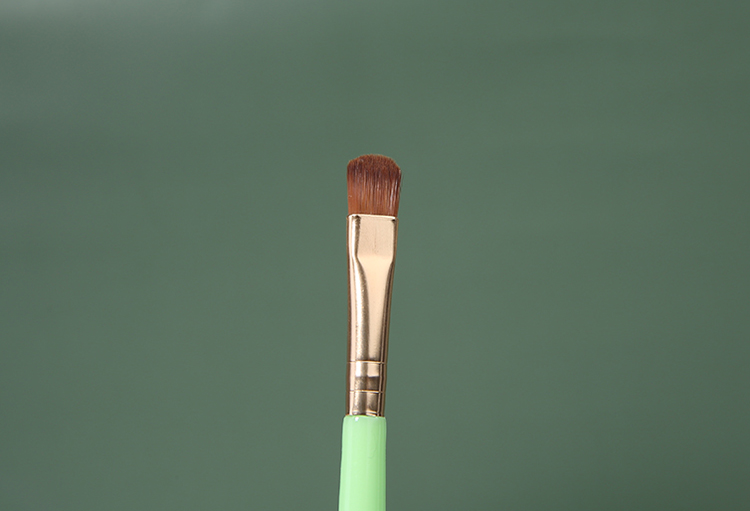 Custom Makeup Brushes Green Lip Brush Eye Shadow Stick Single Eye Shadow Brush MLM-Y001