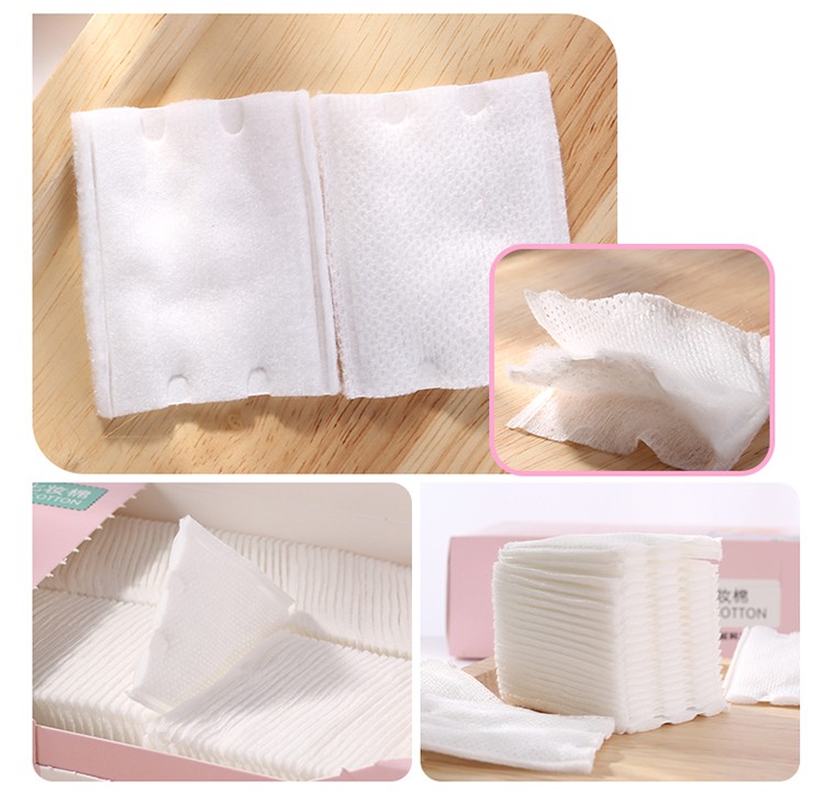 Cotton master 200pcs double effect side cotton pad cosmetic disposable makeup remover cotton pads MZR003